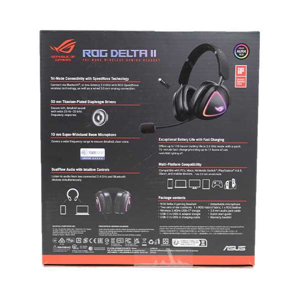 بررسی کامل هدست گیمینگ ASUS ROG Delta II