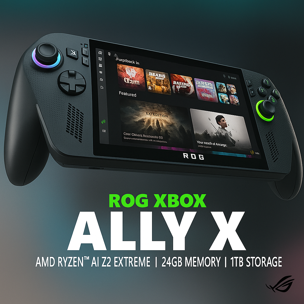 Microsoft و Asus با ROG Xbox Ally دستگیرهای موبایل گیمینگ می‌سازند