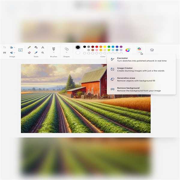 تحول نقاشی دیجیتال: نحوه کار با قابلیت‌های جدید Microsoft Paint: Cocreator و Generative Fill