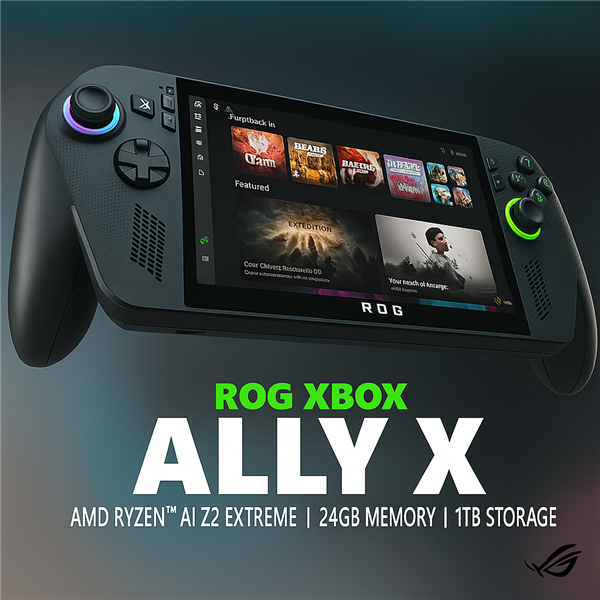 Microsoft و Asus با ROG Xbox Ally دستگیرهای موبایل گیمینگ می‌سازند